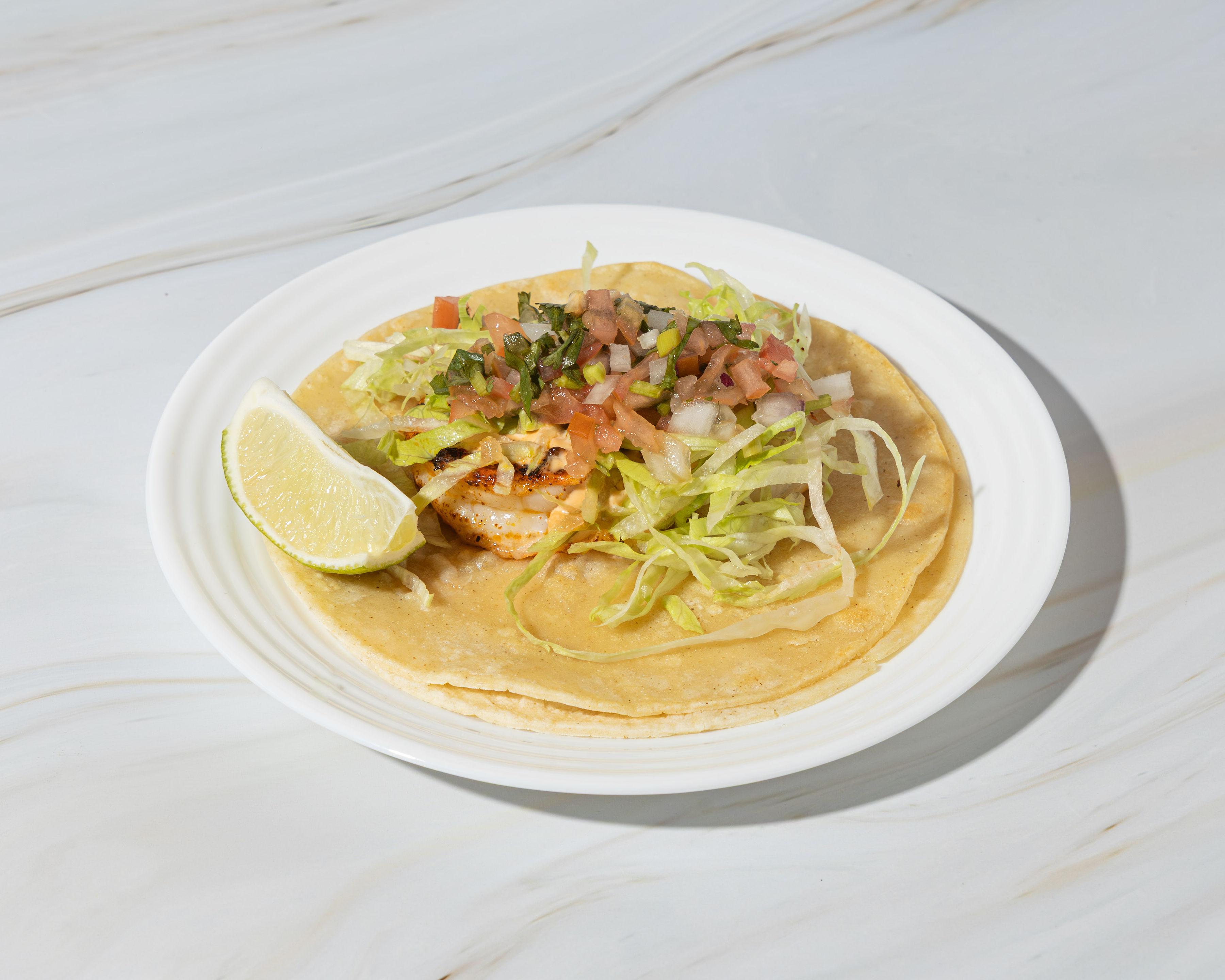 Grilled Shrimp Taco.