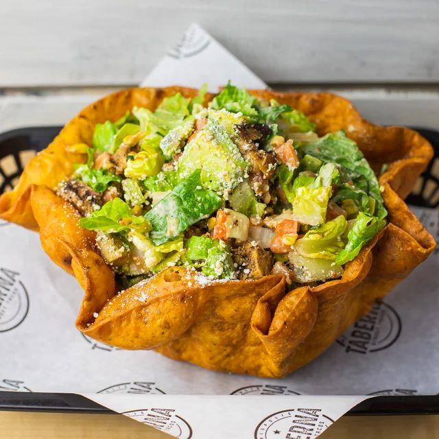 Grilled Chicken Tortilla Salad.