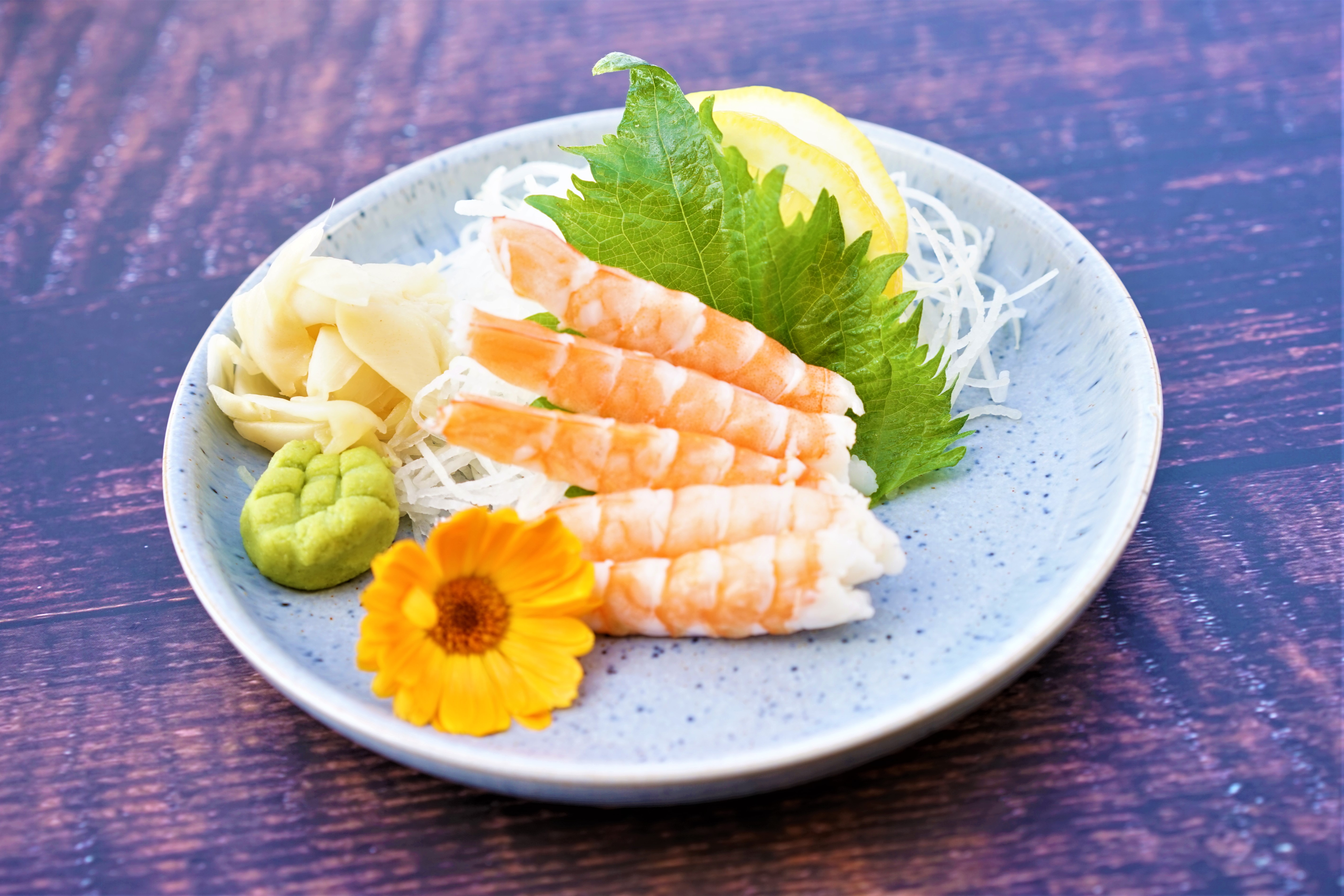 Shrimp Sashimi.