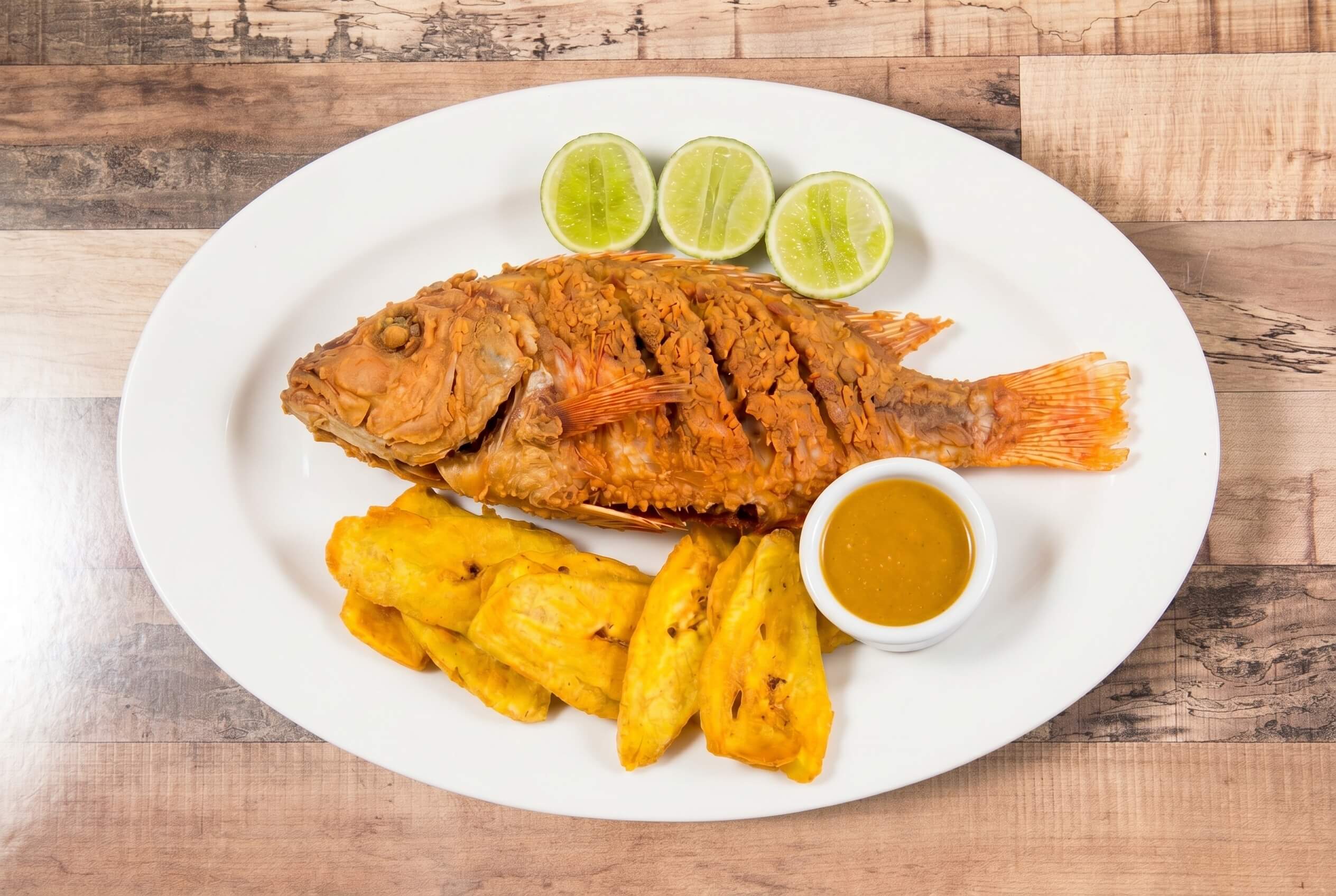 Fried Whole Red Snapper - Pescado Frito Pargo.