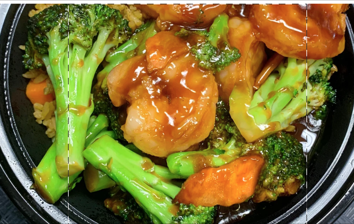 49 芥蓝虾Shrimp With Broccoli.