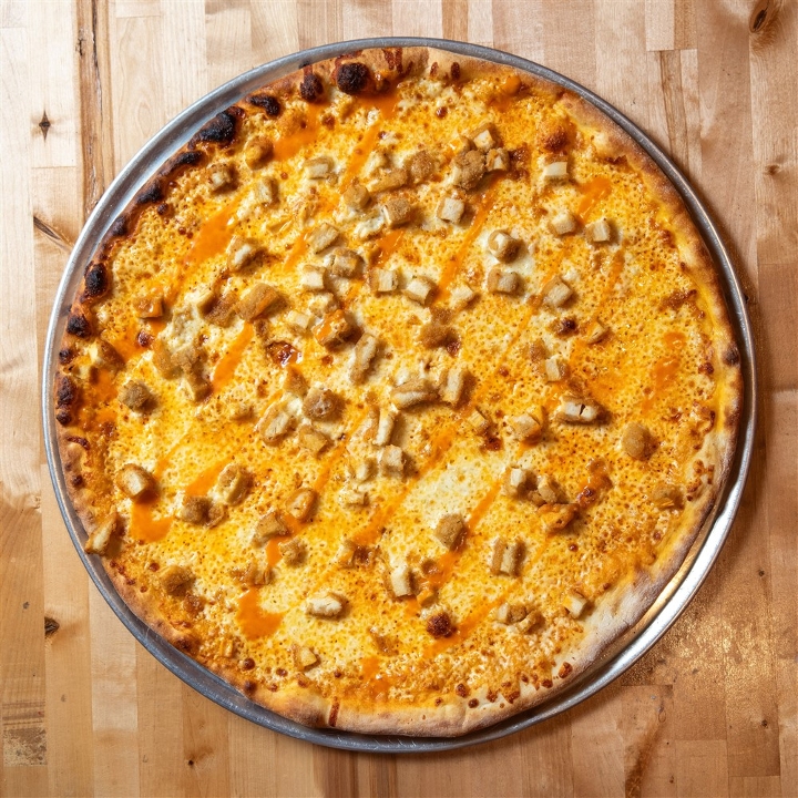 20" Buffalo Chicken Pizza.