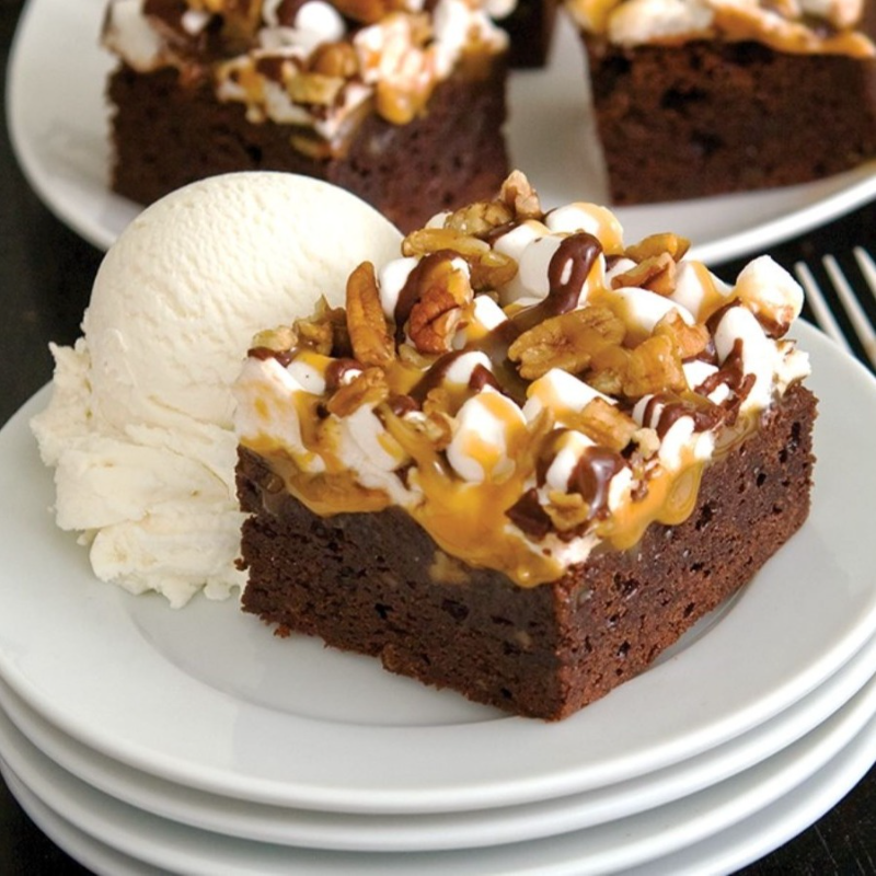 Rocky Road Brownie.