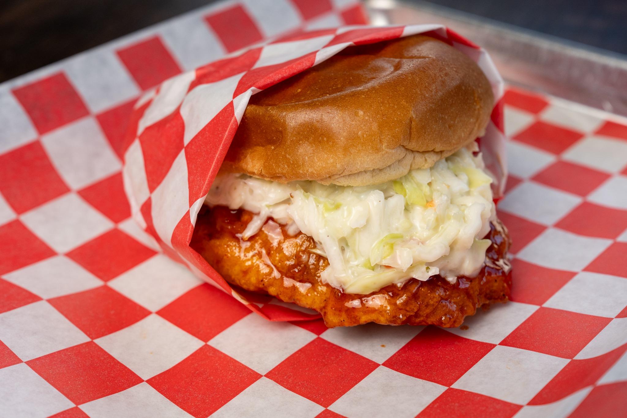Nashville Style Chicken Sandwich.