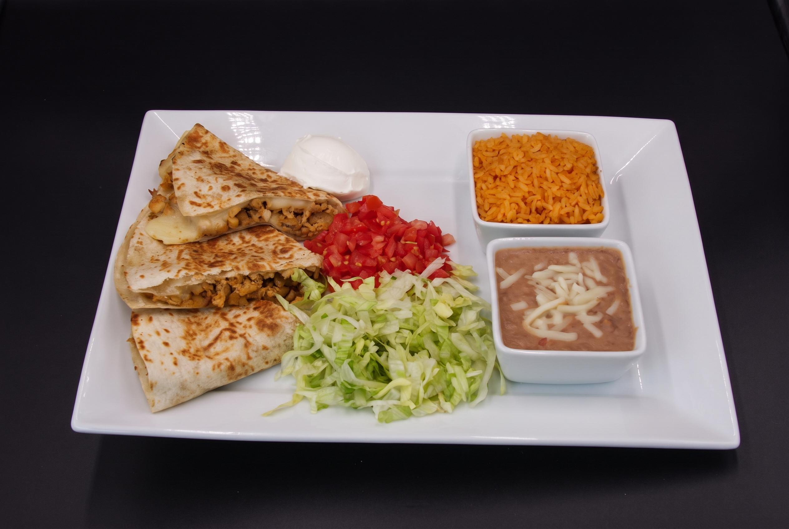 Quesadilla Dinner Special.