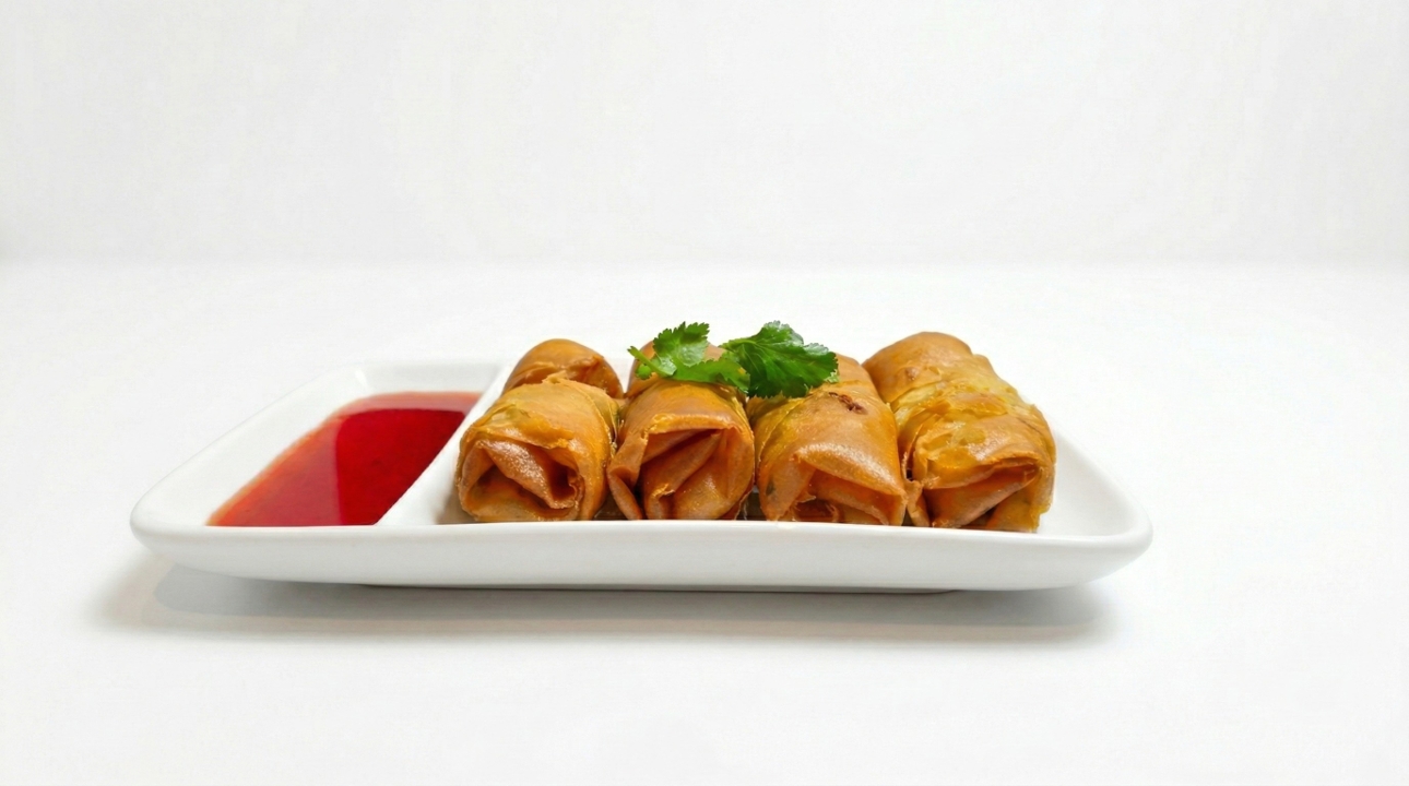 Crispy Veggie Eggrolls.