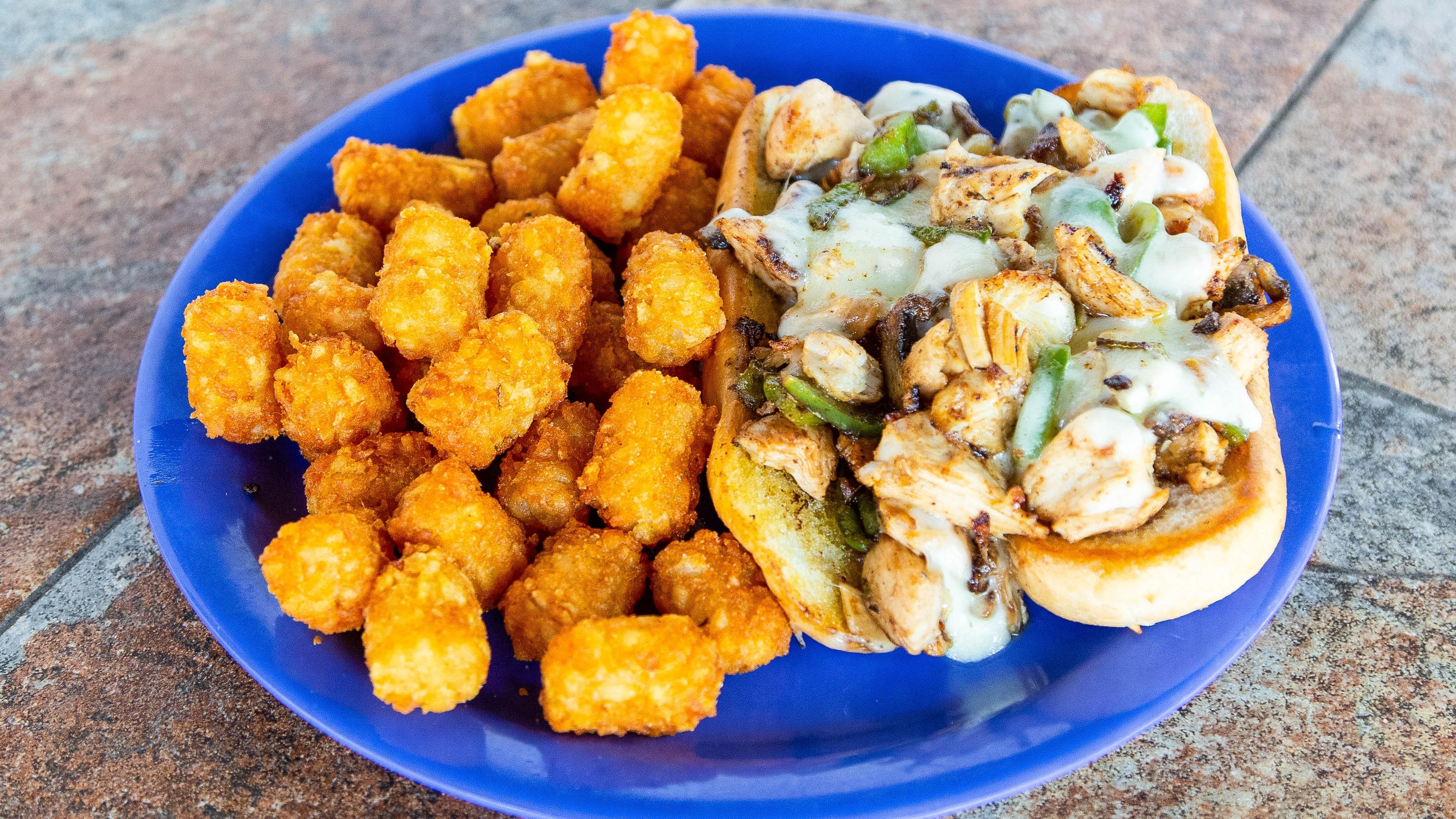 CHICKEN HOAGIE MELT.