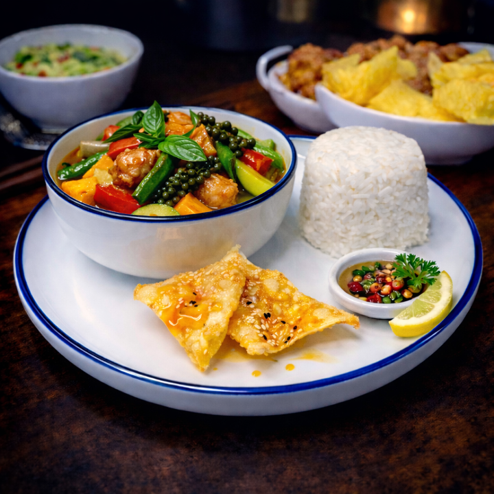 L-Catfish Delight + Rice.