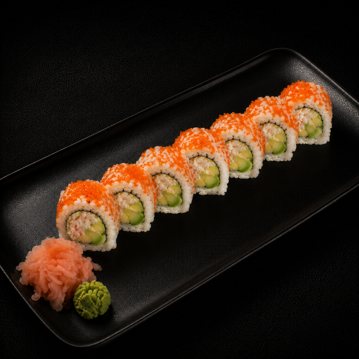 Avocado Crabmeat Roll.