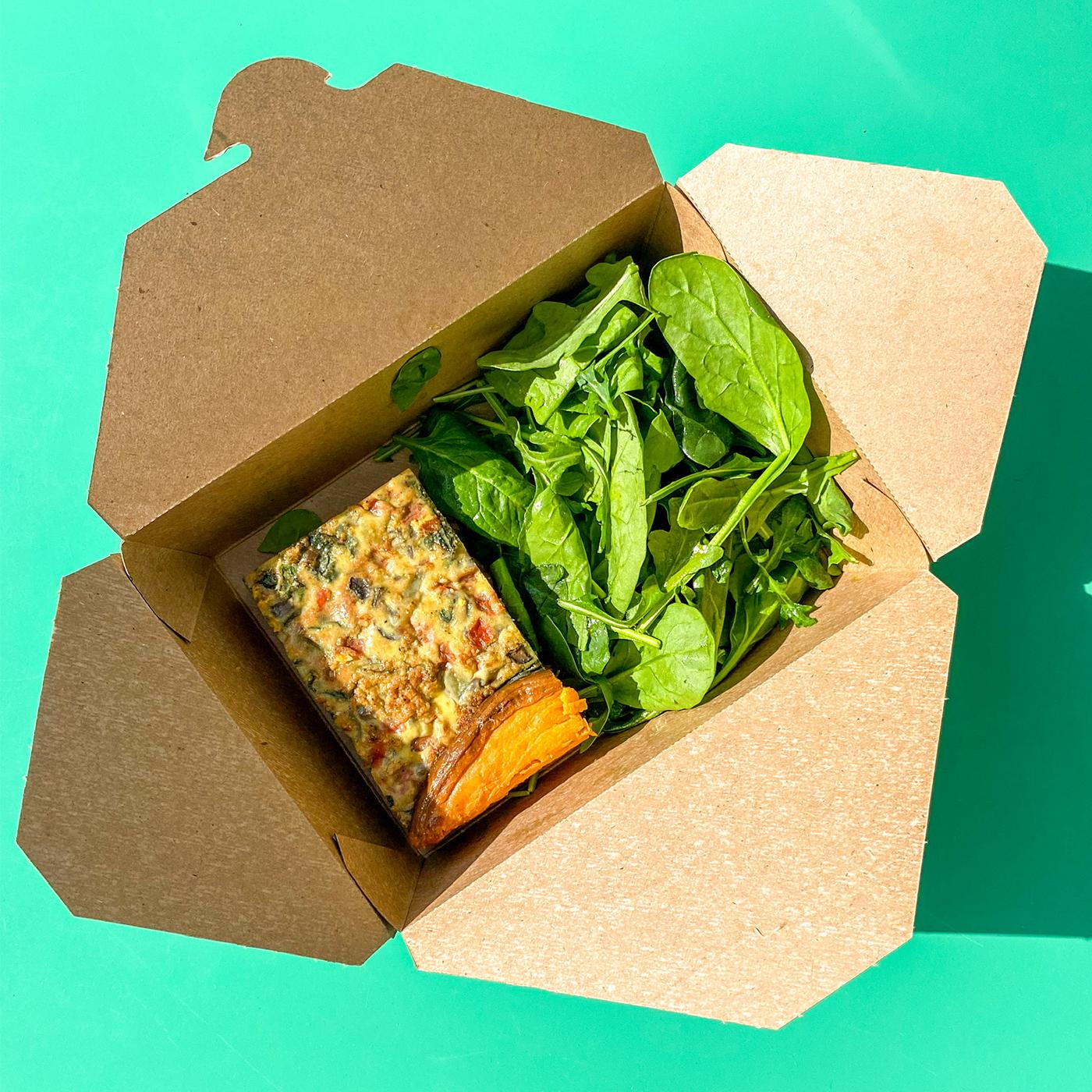 Quiche W/Sweet Pot.