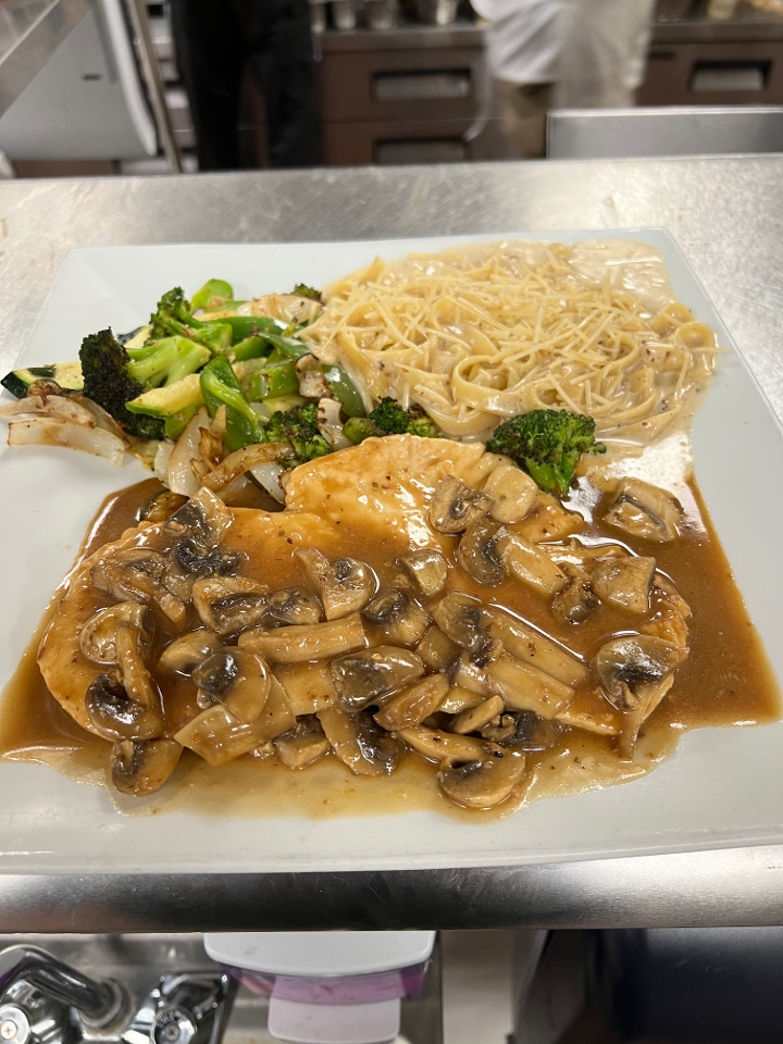 Chicken Marsala.