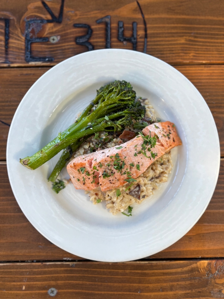 Seared Salmon.