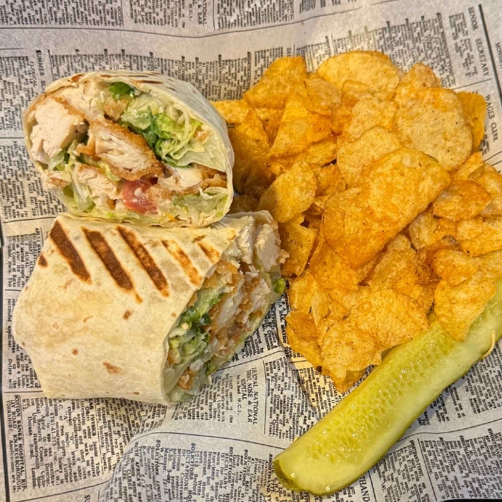 Caesar Chicken Wrap.