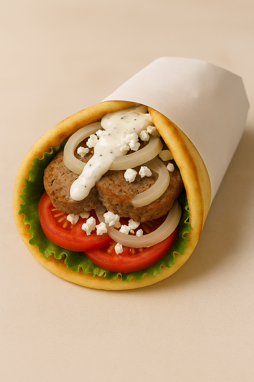 GREEK PITA BURGER sw.