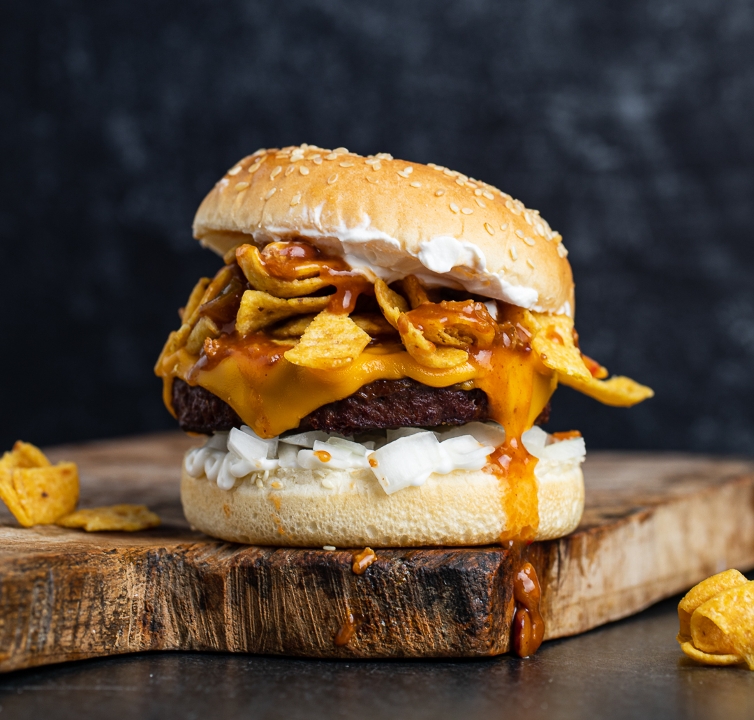 Chili Burger !!!FRITOS!!!.