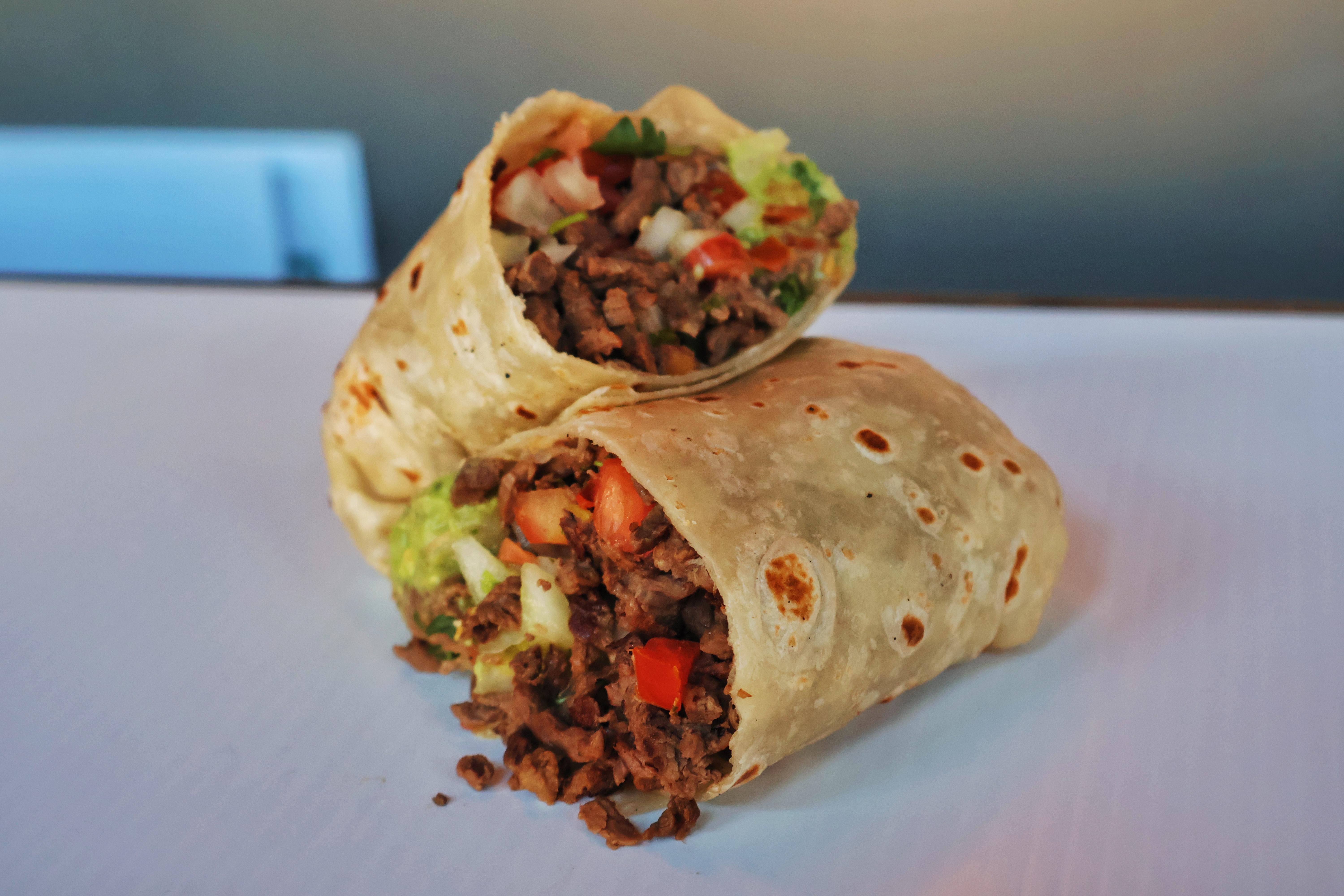 Large CARNE ASADA BURRITO.