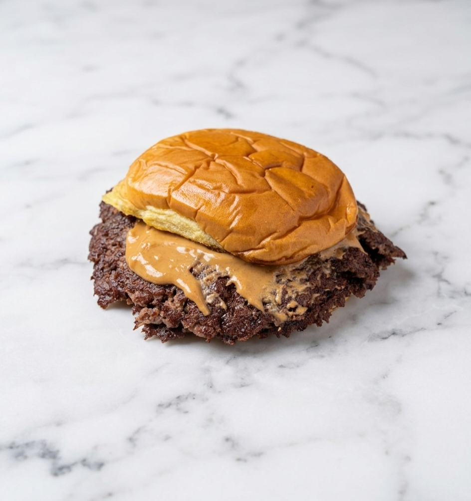 1/4 Lb. Peanut Butter Wagyu Smash Burger.