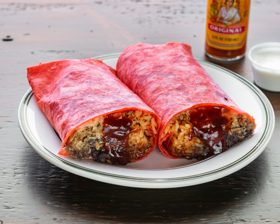 BBQ Chicken Burrito.