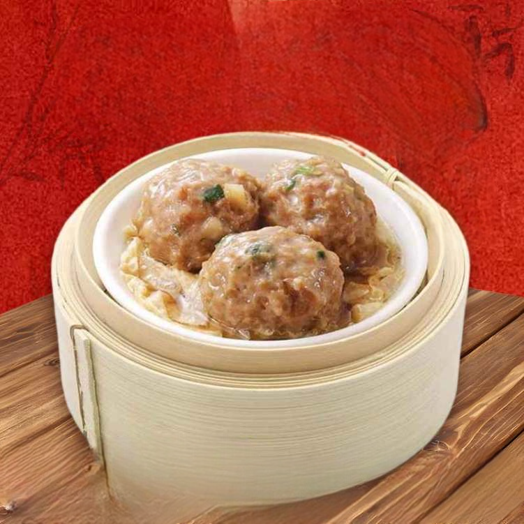 A6. 鮮竹牛肉丸/Beef Meatball w. Bean Curd Sheets Dim Sum.