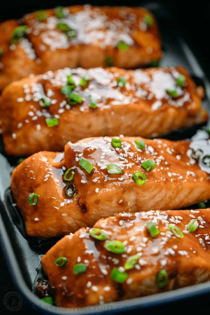 Salmon Teriyaki.