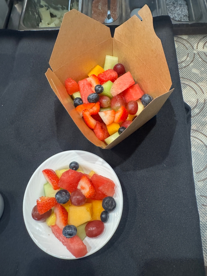 Seasonal Fruit Cup.