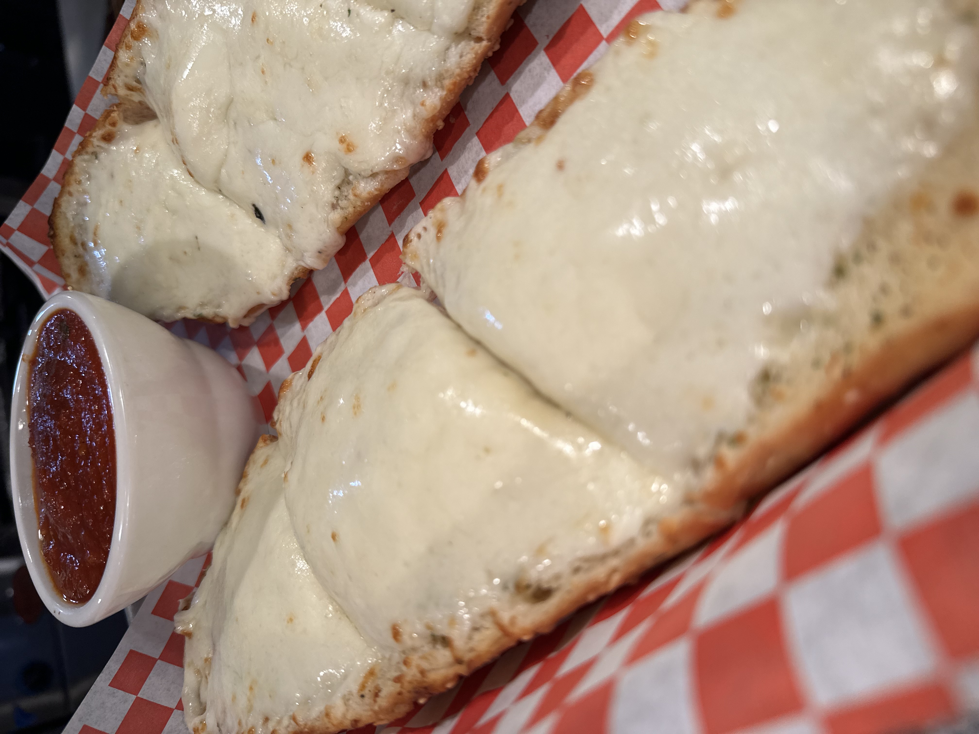 Garlic Bread Mozzarella.