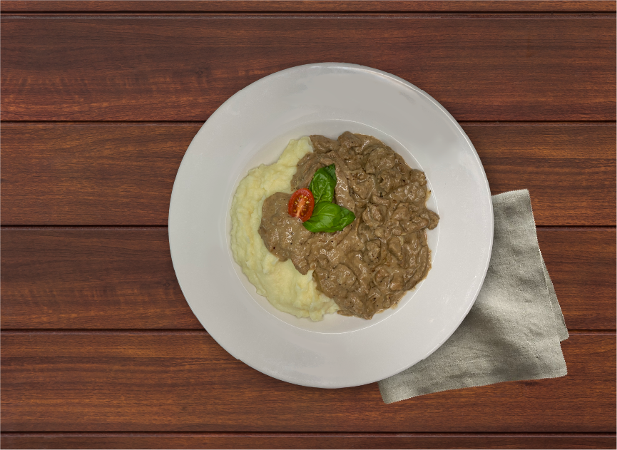 Beef Stroganoff.