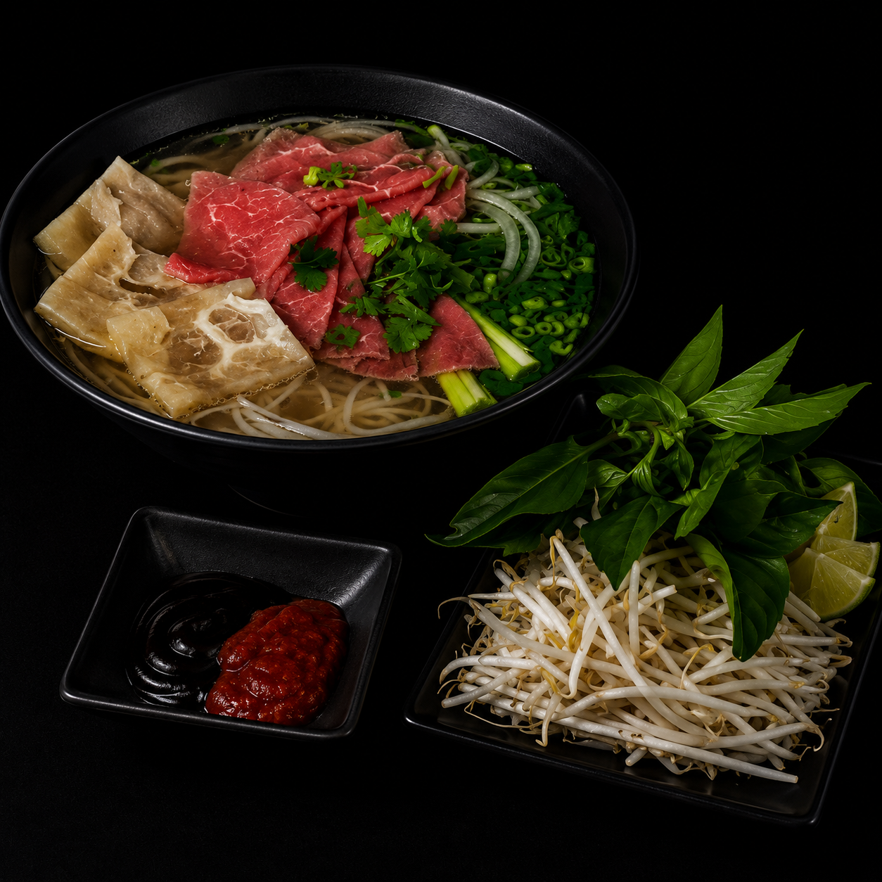 [10] Steak & Tendon.
