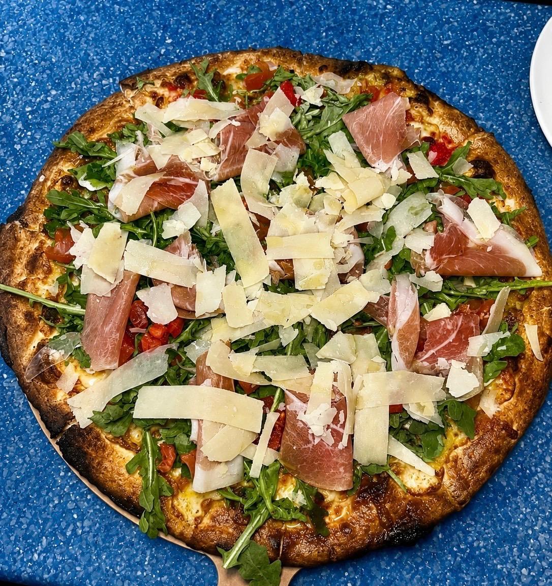 Large Emiliana Pizza.