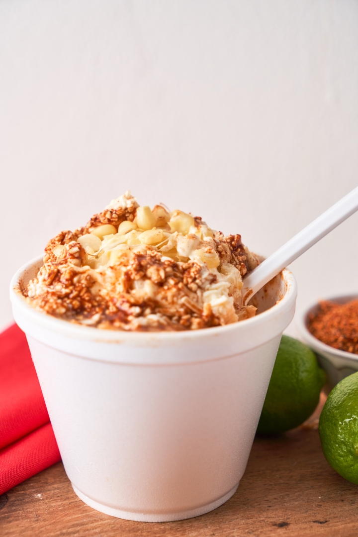Elote Corn in a Cup.