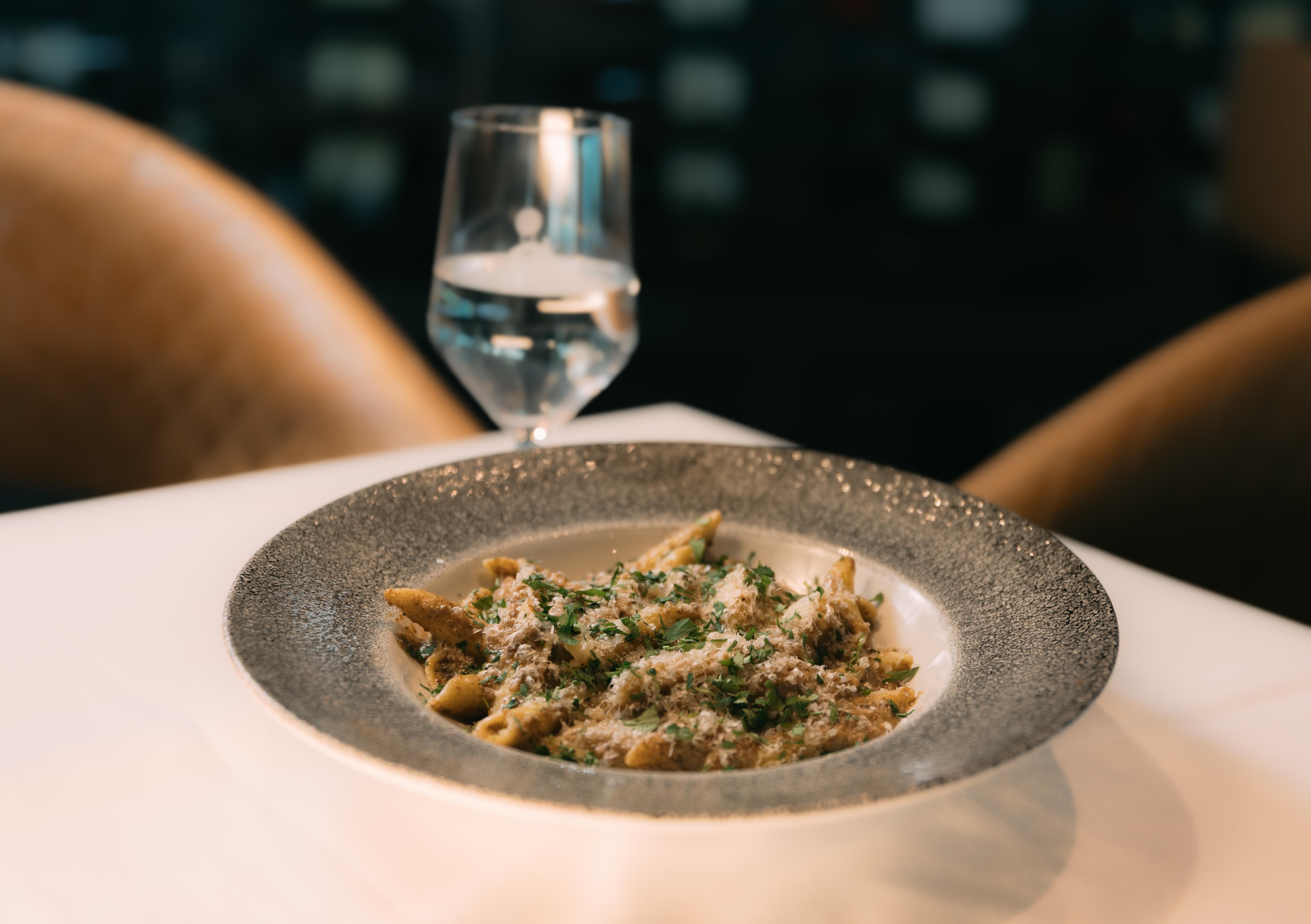 Mushroom Penne.