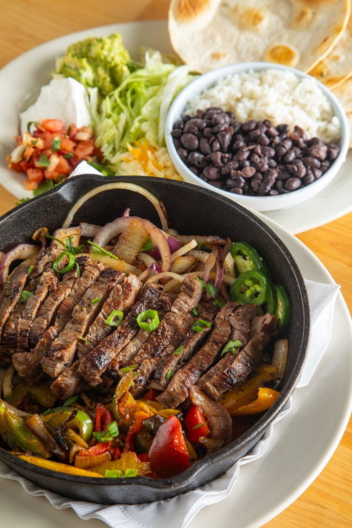 Skirt Steak Fajitas.