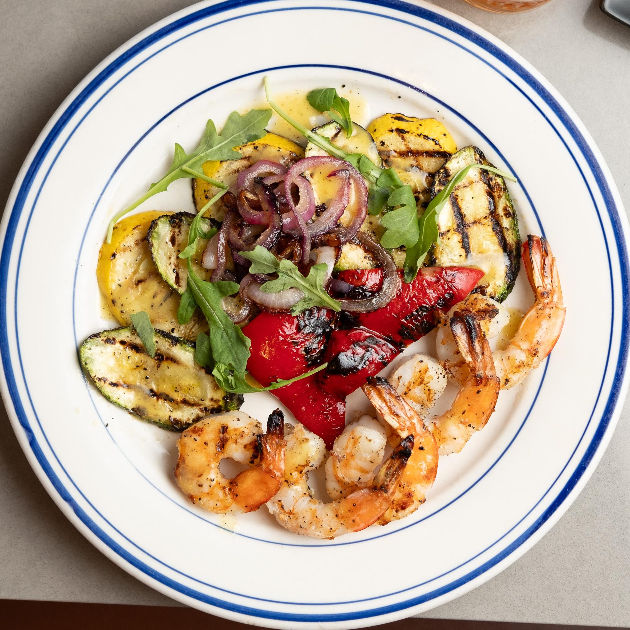 Simply Grilled Shrimp.