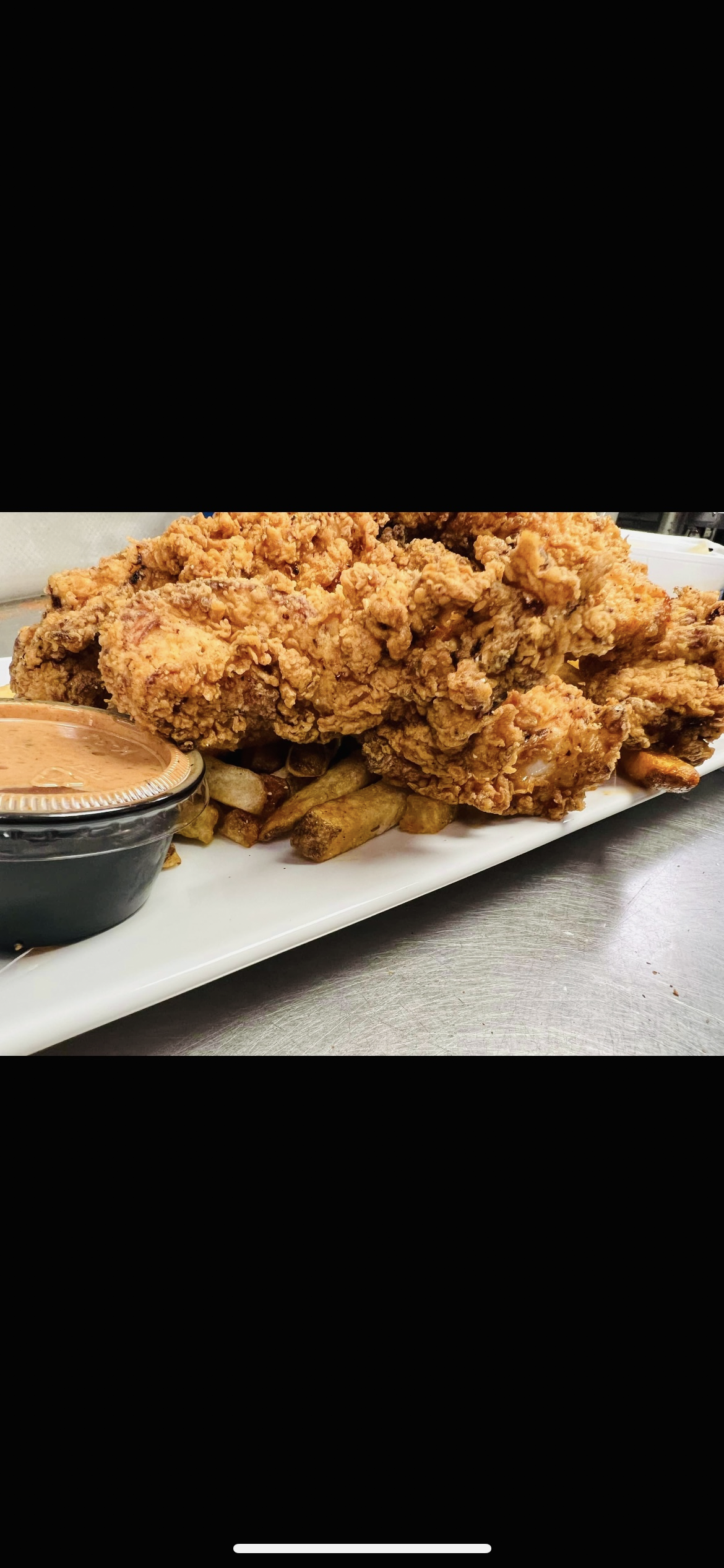 Chicken Tenders and and Fries.