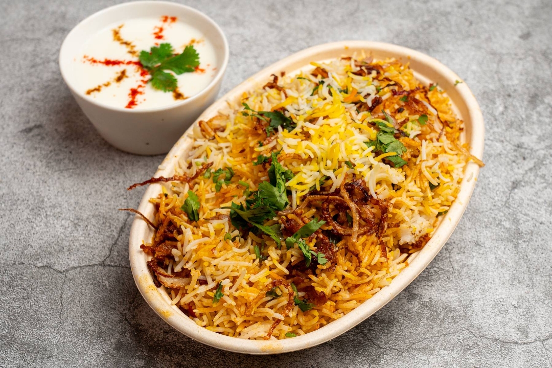 Vegetable Biryani.