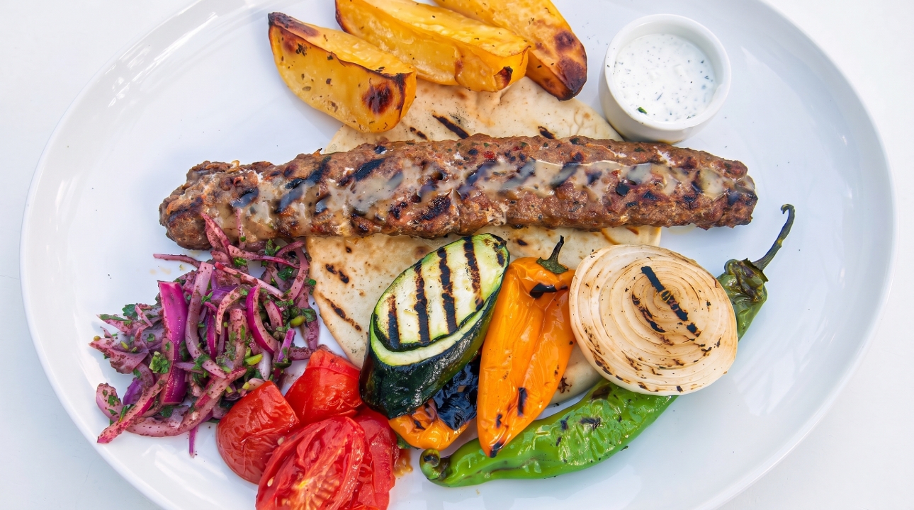 Lamb Kofte Platter.