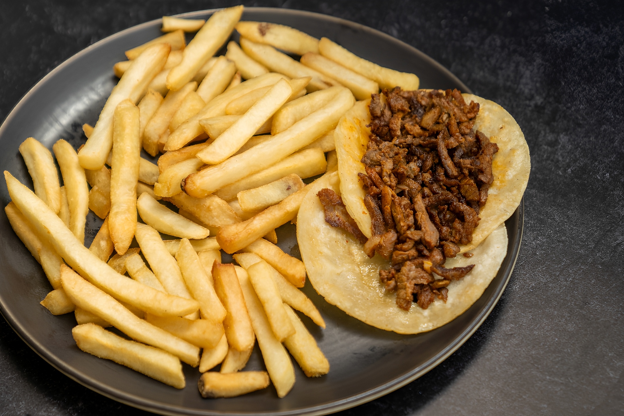 Kids Taco & Fries.