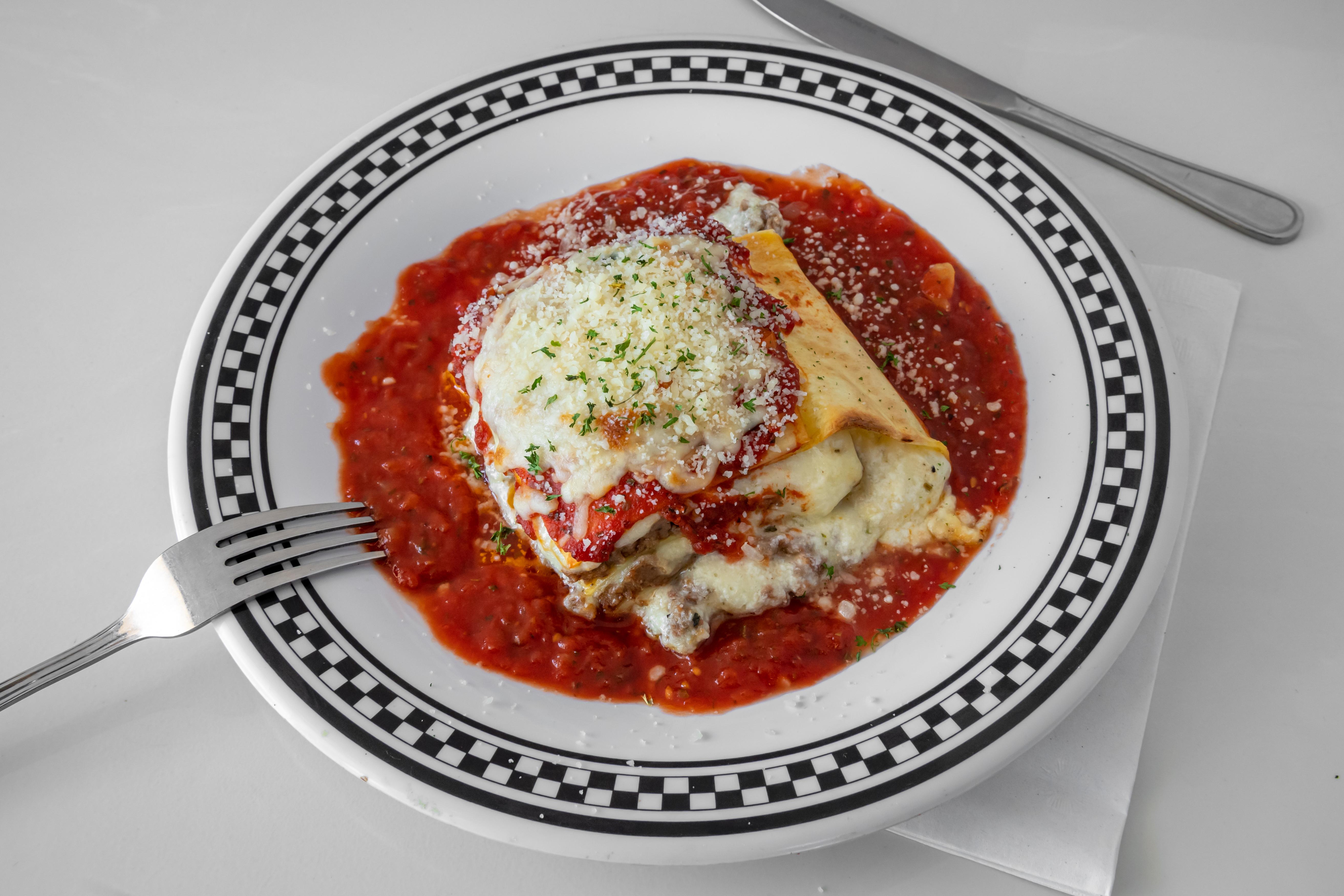 Meat Lasagna.