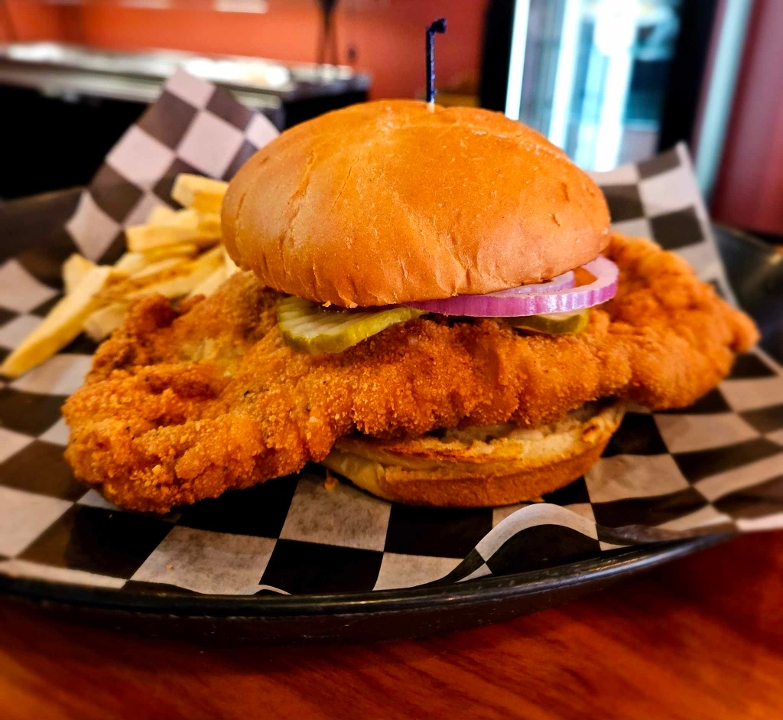 Indiana Breaded Pork Loin Sammich.