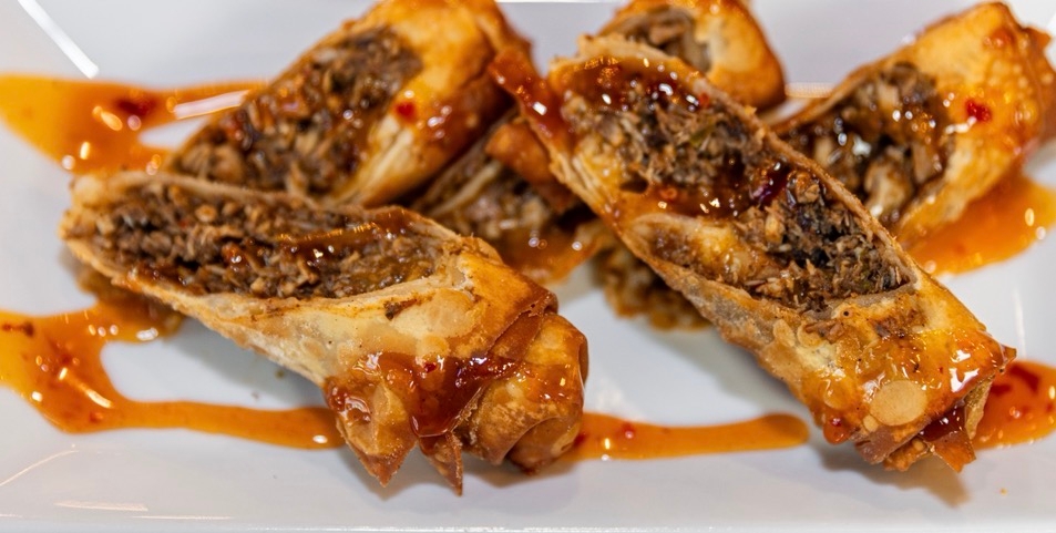 Jerk Chicken Egg Rolls 2pcs.