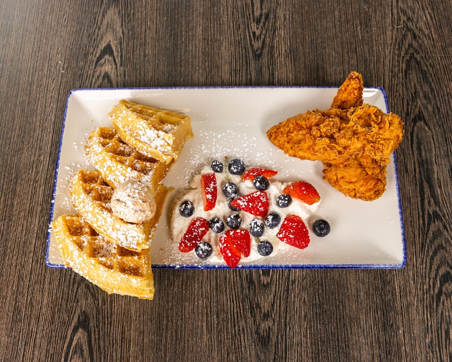 Kid’s Chicken and Waffle.