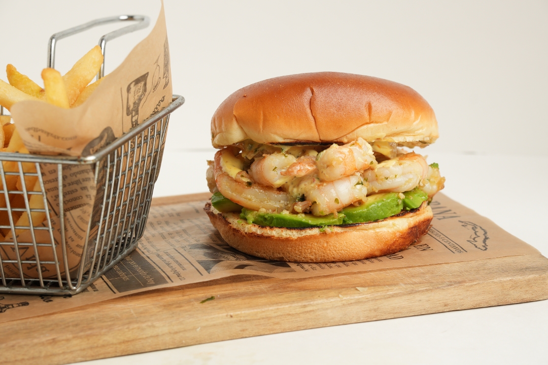 Shrimp Sandwich.