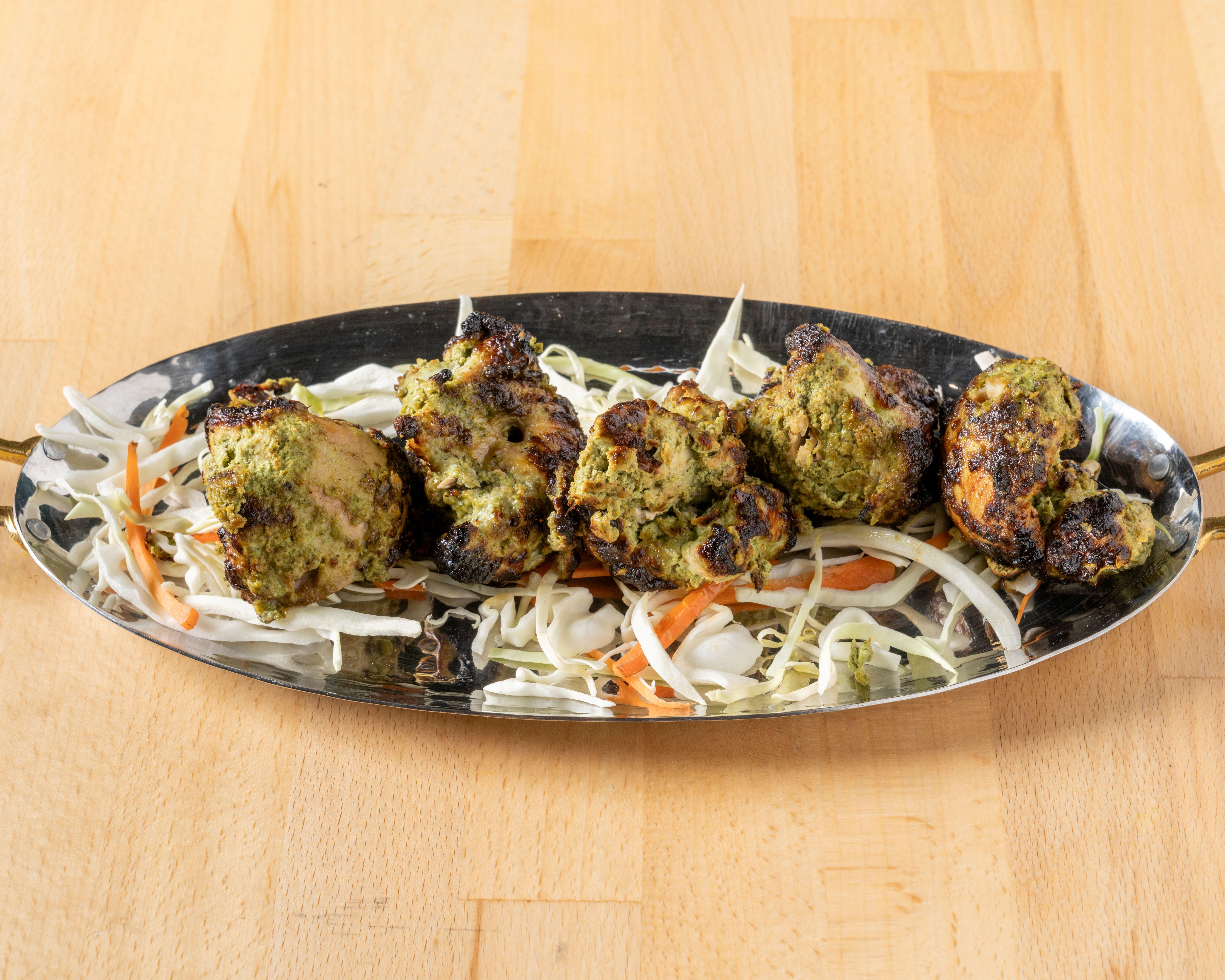 Hariyali Chicken Kebab.