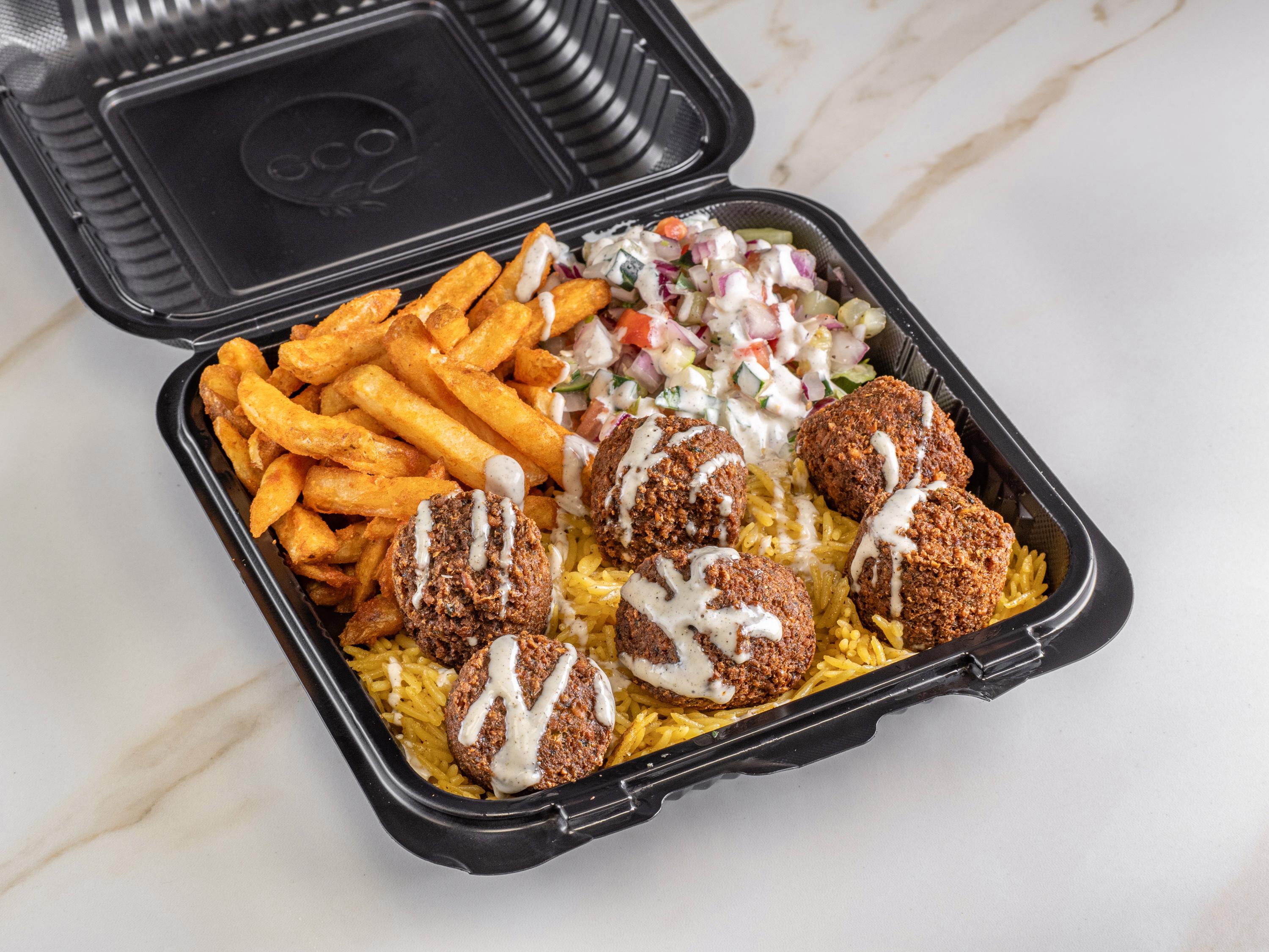 Falafel Platter.