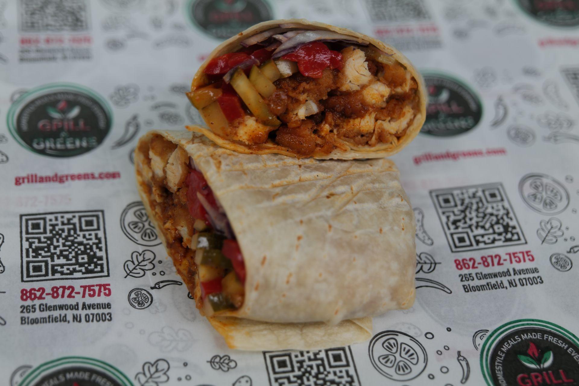 Nashville Hot Chicken Wrap.