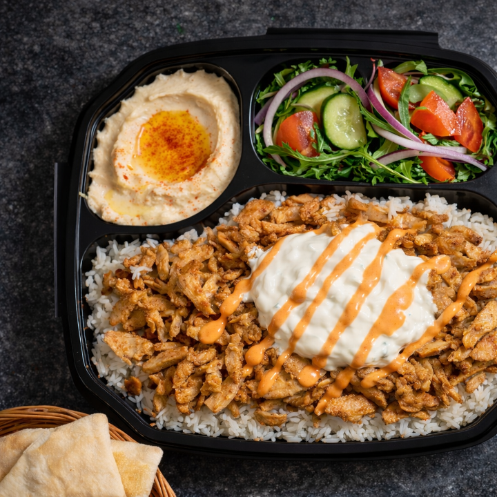 Chicken Shawarma Box.