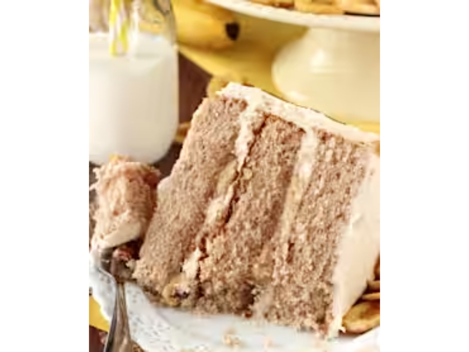 Bananas Foster Cake.