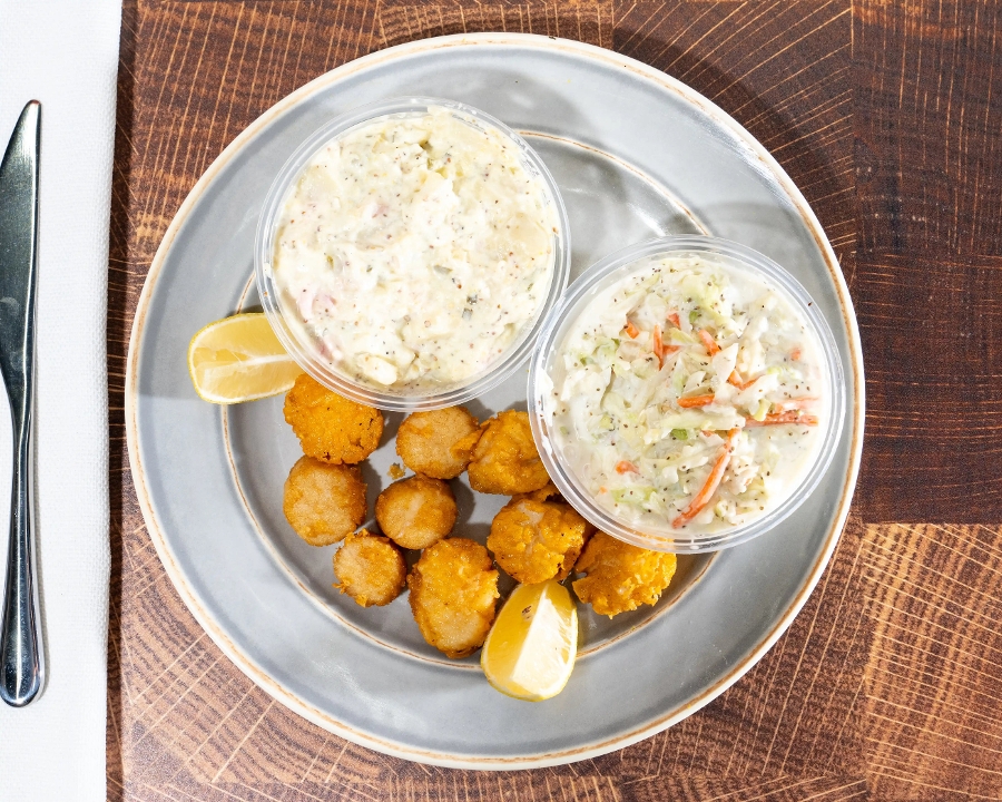 Fried Scallop Platter.