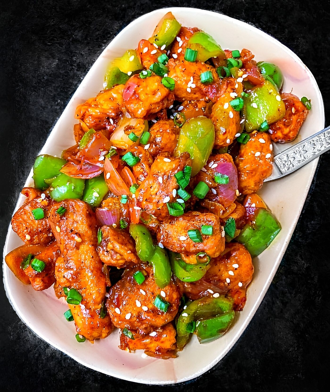 Baby Corn Machurian.