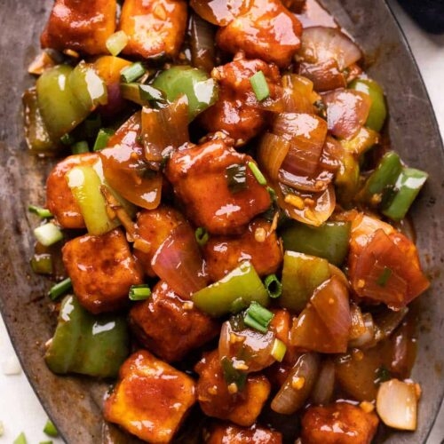 Chilli Paneer.